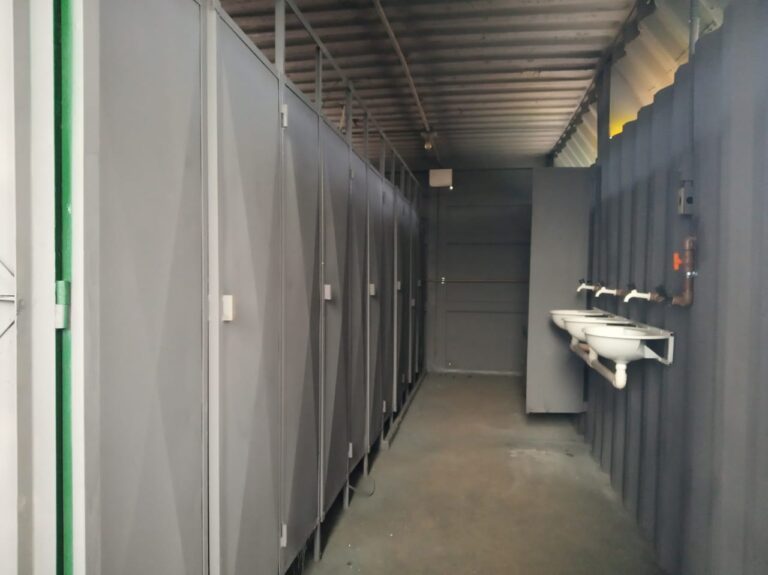 Locação container banheiro
